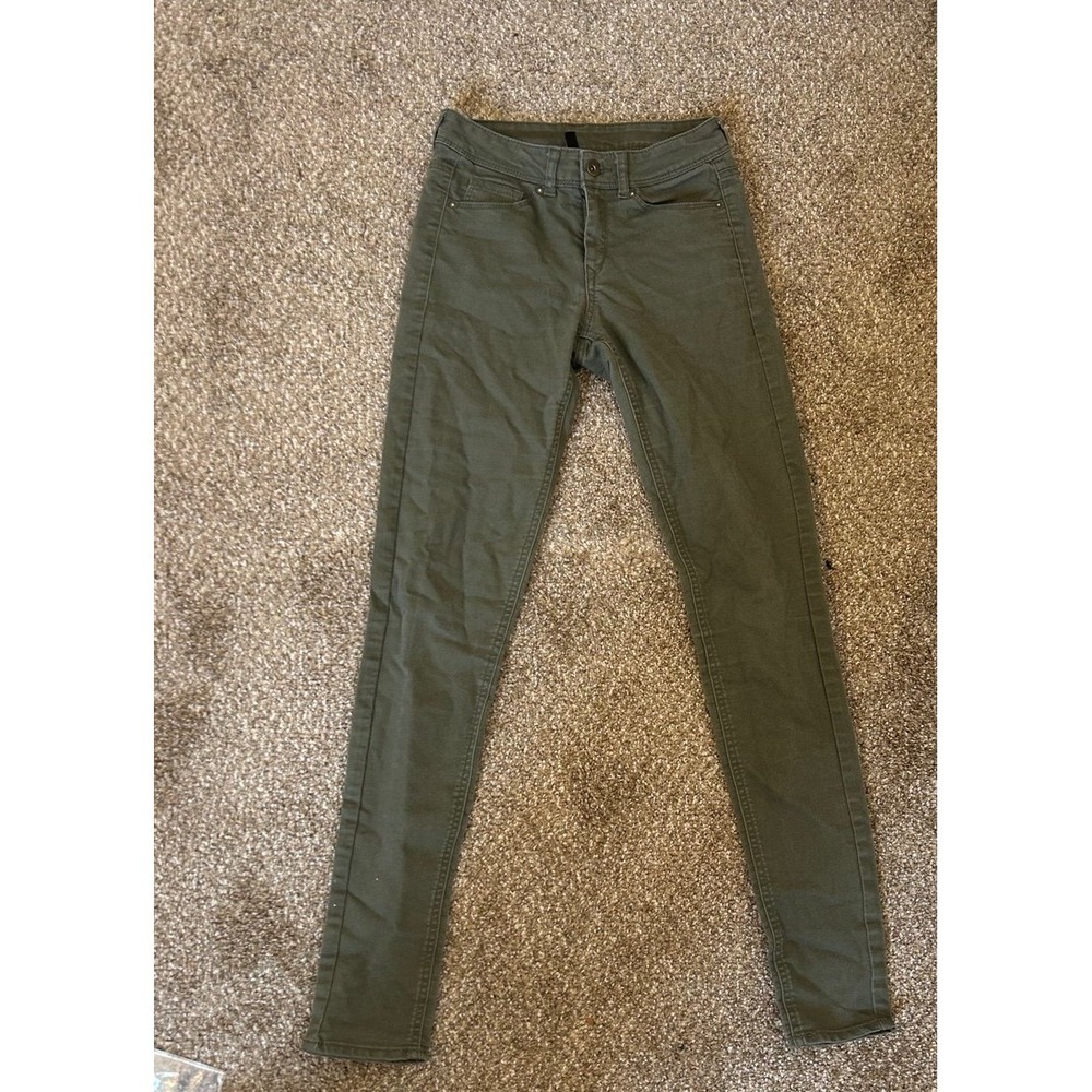 Army Green Skinny‎ Jeans